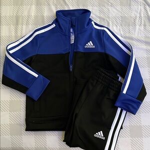 Adidas Royal Blue and Black Athletic Set
